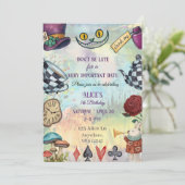 Wonderland Invitation 招待状 (スタンド正面)