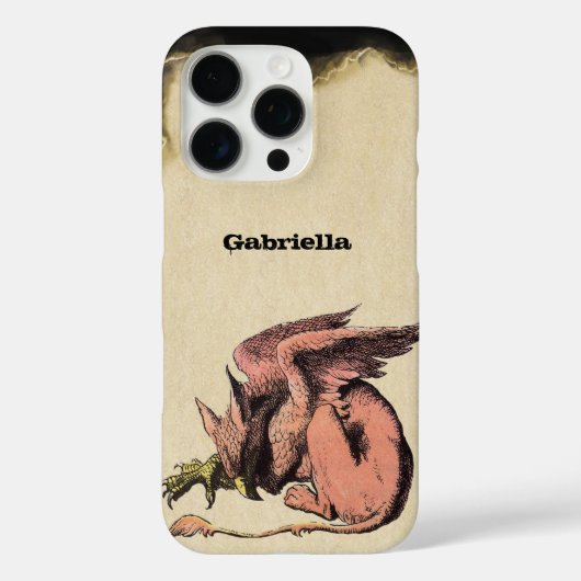 Wonderland iPhoneで無人化ヴィンテージアリス Case-Mate iPhoneケース (裏面)