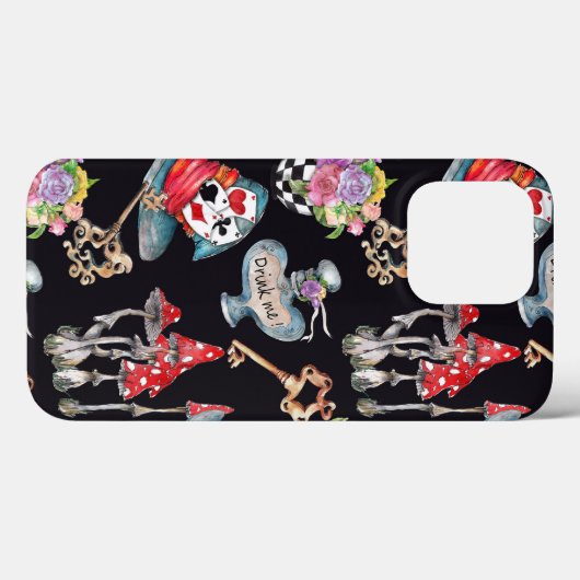 Wonderland iPhoneインスパイアケースでAliceによって Case-Mate iPhoneケース (裏面 (横))