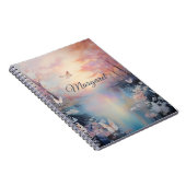 Wonderland Lake & Butterflies Personalized ノートブック (右側)