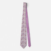 Wonderland Lilac Classic Pattern Necktie Tie ネクタイ (正面)