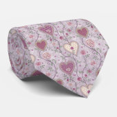 Wonderland Lilac Classic Pattern Necktie Tie ネクタイ (ロール)