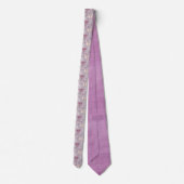 Wonderland Lilac Classic Pattern Necktie Tie ネクタイ (裏面)