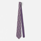 Wonderland Lilac Classic Pattern Necktie Tie ネクタイ (正面)
