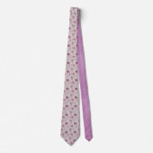 Wonderland Lilac Classic Pattern Necktie Tie ネクタイ (正面)