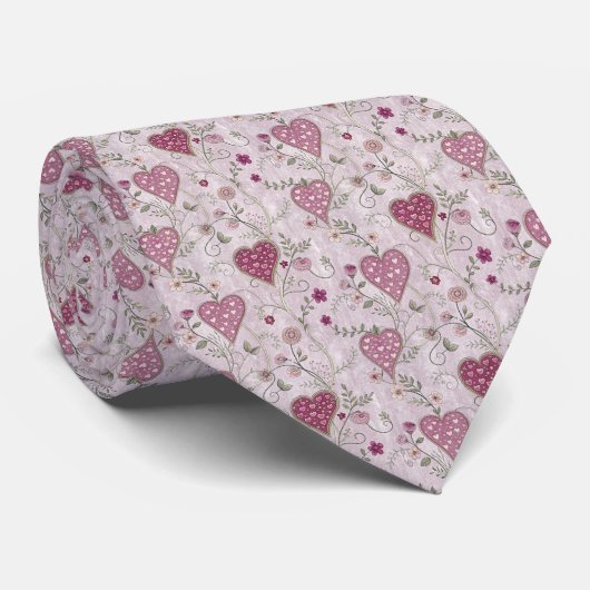 Wonderland Lilac Classic Pattern Necktie Tie ネクタイ (ロール)