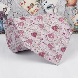 Wonderland Lilac Classic Pattern Necktie Tie ネクタイ