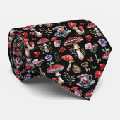 Wonderland Mushroom Pattern Necktie Tie ネクタイ (ロール)