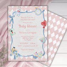 Wonderland Pink Baby ShowerでAliceに遅れを取らない