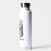 Wonderland Queen Alice Frogの入り口で会う ウォーターボトル (左面)