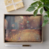 Wonderland Rabbit Hole Fantasy Art Decoupage 薄葉紙 (ギフト)