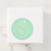 Wonderland Teaパーティーグリーンパーソナライズされた フェイバータグ (インサイチュ)