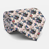 Wonderland Teapot Pattern Necktie Tie ネクタイ (ロール)