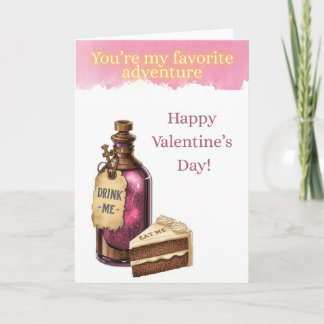Wonderland Valetine's Card - Favorite Adventure カード