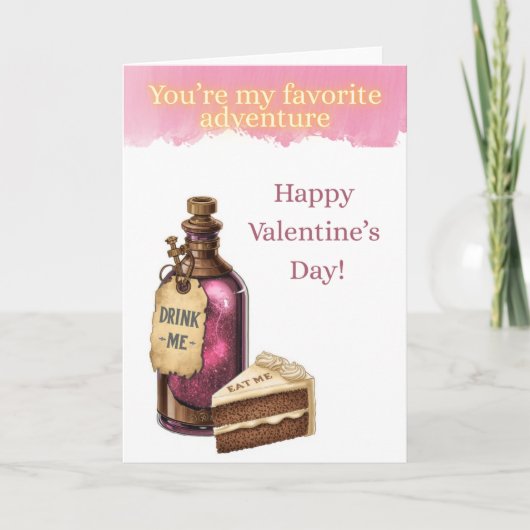 Wonderland Valetine's Card - Favorite Adventure カード (正面)