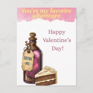 Wonderland Valetine's Postard - Favorite Adventure ポストカード