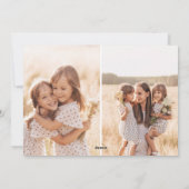 Wonders of His Love Christian Christmas 3 Photo  シーズンカード (裏面)