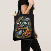 Wonders of the Ocean Realm トートバッグ (クローズアップ)