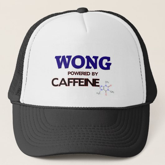 Wongはカフェインによって動力を与えました キャップ (正面)