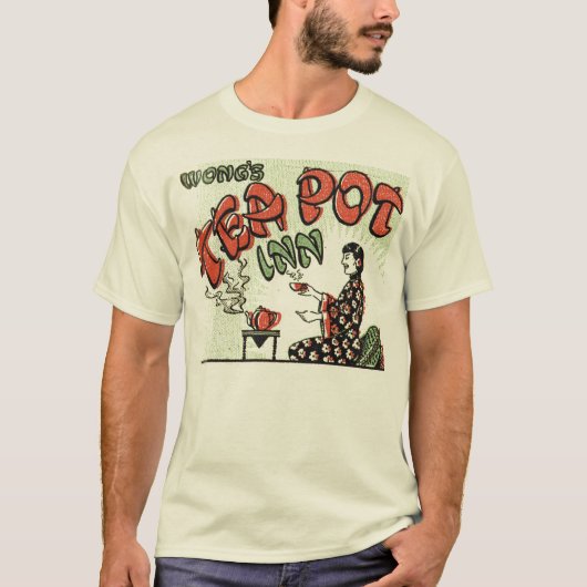 Wongsのティーポットのイン Tシャツ (正面)