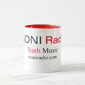 WONI RADIO TRUTH MUSIC COMBO MUG マグカップ (中央)