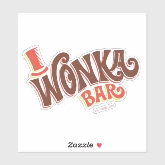 Wonka Bar Logo シール (シート)