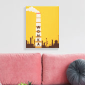 Wonka Factory Silhouette キャンバスプリント (インサイチュ (リビング))