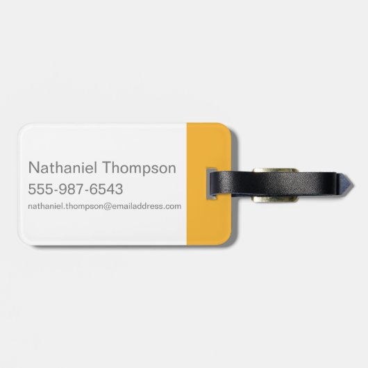 Wonka Factory Silhouette ラゲッジタグ (裏面横)