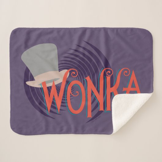 Wonka Spiral Logo シェルパブランケット (正面(横))