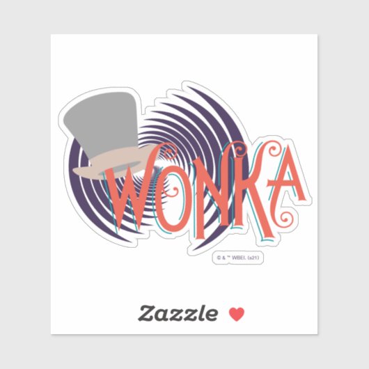 Wonka Spiral Logo シール (シート)