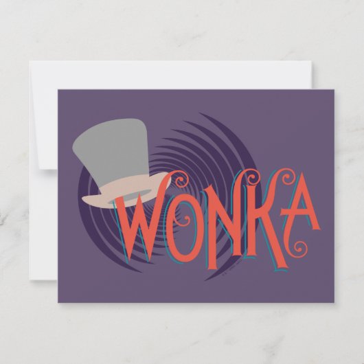 Wonka Spiral Logo ノートカード (正面)