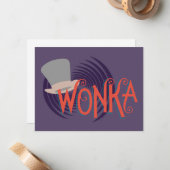 Wonka Spiral Logo ノートカード (正面/裏面インサイチュ)