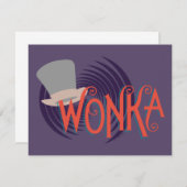Wonka Spiral Logo ノートカード (正面/裏面)