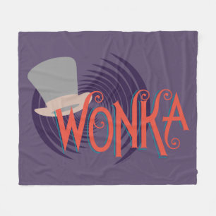 Wonka Spiral Logo フリースブランケット