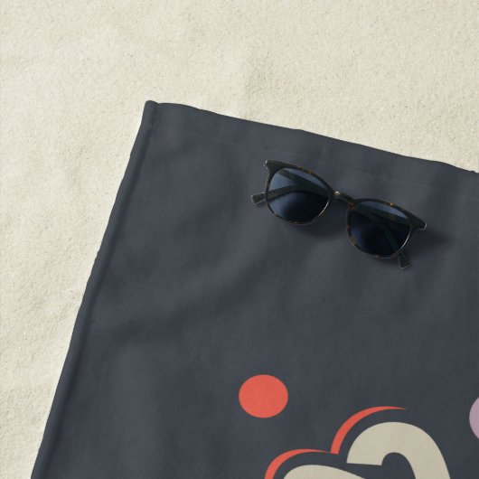 Wonkavisionロゴ ビーチタオル (インサイチュ)