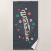 Wonkavisionロゴ ビーチタオル (正面)