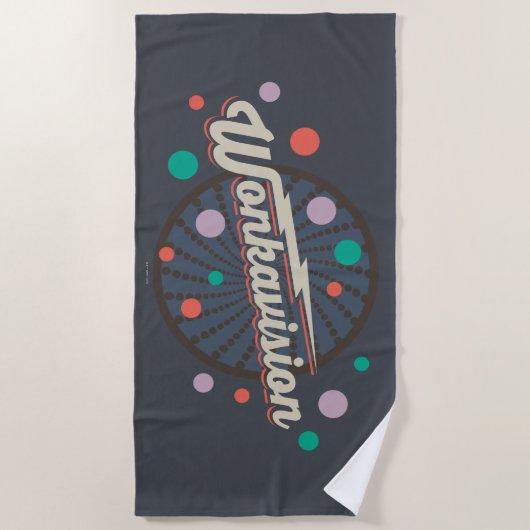 Wonkavisionロゴ ビーチタオル (正面)