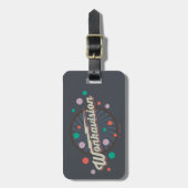 Wonkavisionロゴ ラゲッジタグ (正面縦)