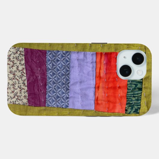 Wonky Modern Patchwork Quilt phone case Case-Mate iPhoneケース (裏面 (横))