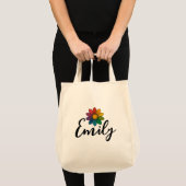 Wonky Zoo Tote Bag - Emily トートバッグ (正面(商品))