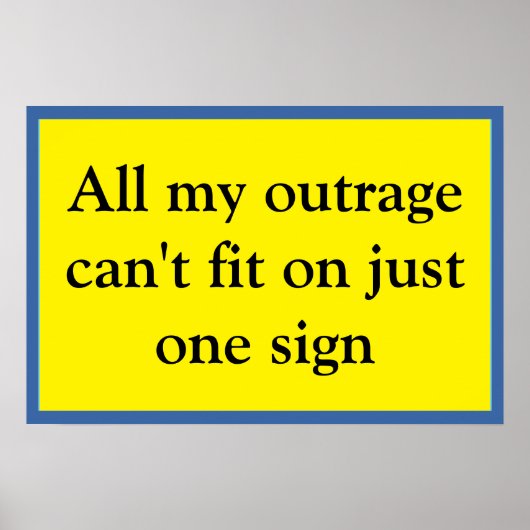 Won't Fit On One ポスター (正面)