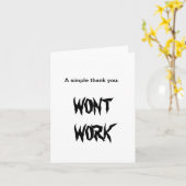 WONWORKサンキューカード カード (黄色い花)