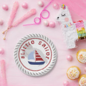 WONZ限定の小さなセーラーのシャツによるデザイン ペーパープレート (パーティー)