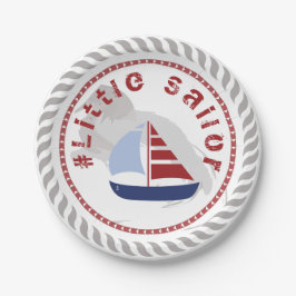 WONZ限定の小さなセーラーのシャツによるデザイン ペーパープレート