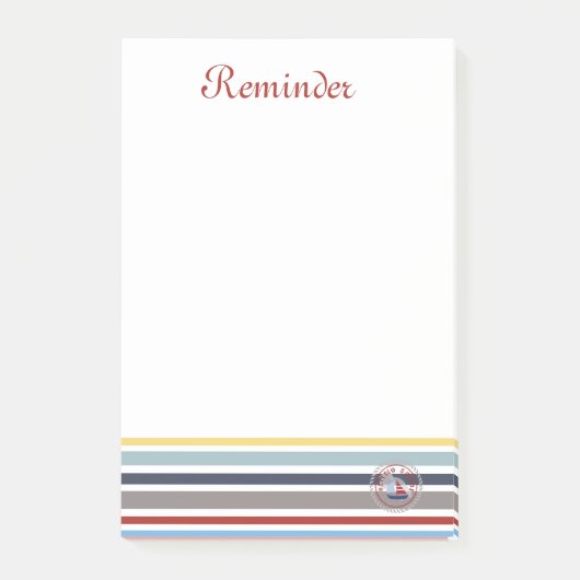 WONZ限定の小さなセーラーのシャツによるデザイン ポストイット (正面)