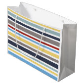 WONZ限定小船乗りシャツデザイン ラージペーパーバッグ (正面アングル)