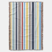 WONZ Limited nautical by Shirt to Design スローブランケット (正面縦)