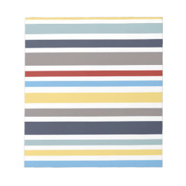 wonz stripes nautical By Shirt to Design ノートパッド