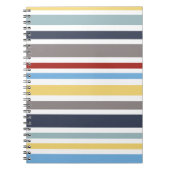wonz stripes nautical By Shirt to Design ノートブック (正面)