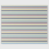 wonz stripes nautical By Shirt to Design ラッピングペーパー (フラット)